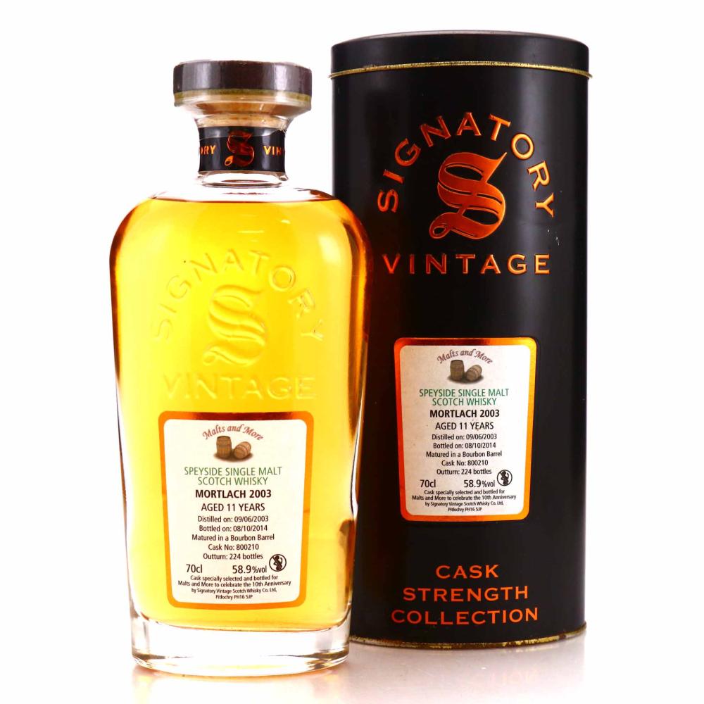 Mortlach 2003 Signatory Vintage 11 Year Old / Malts and More