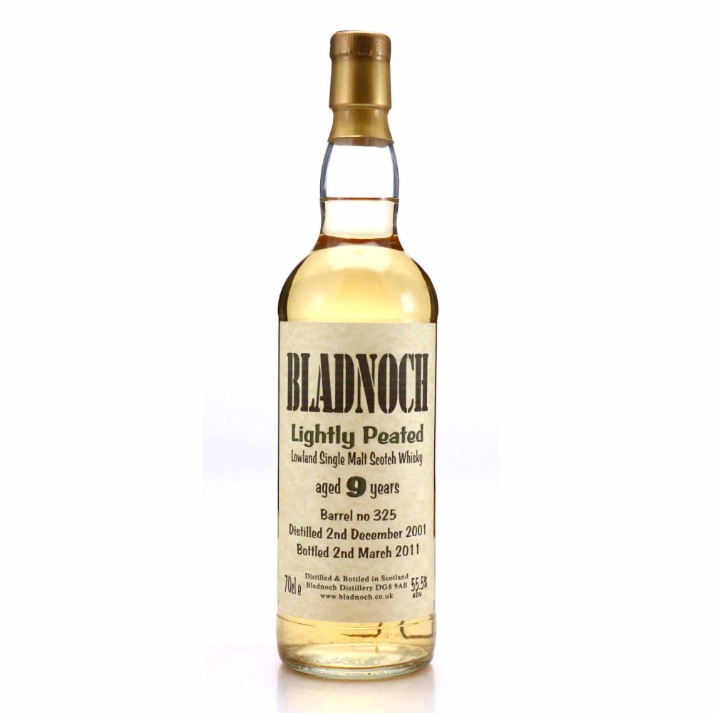 Bladnoch 2001 Lightly Peated Single Cask 9 Year Old #325