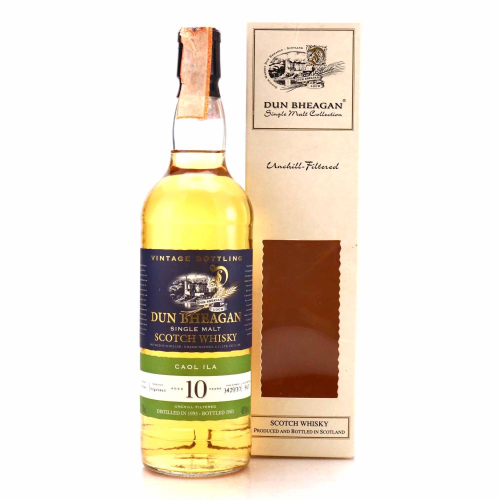 Caol Ila 1993 Dun Bheagan 10 Year Old