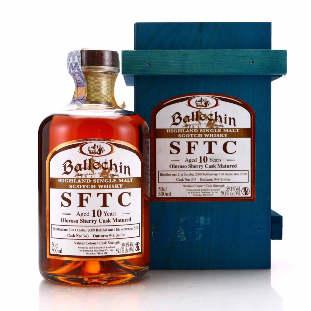 Ballechin 2009 Straight from the Cask 10 Year Old #343 50cl