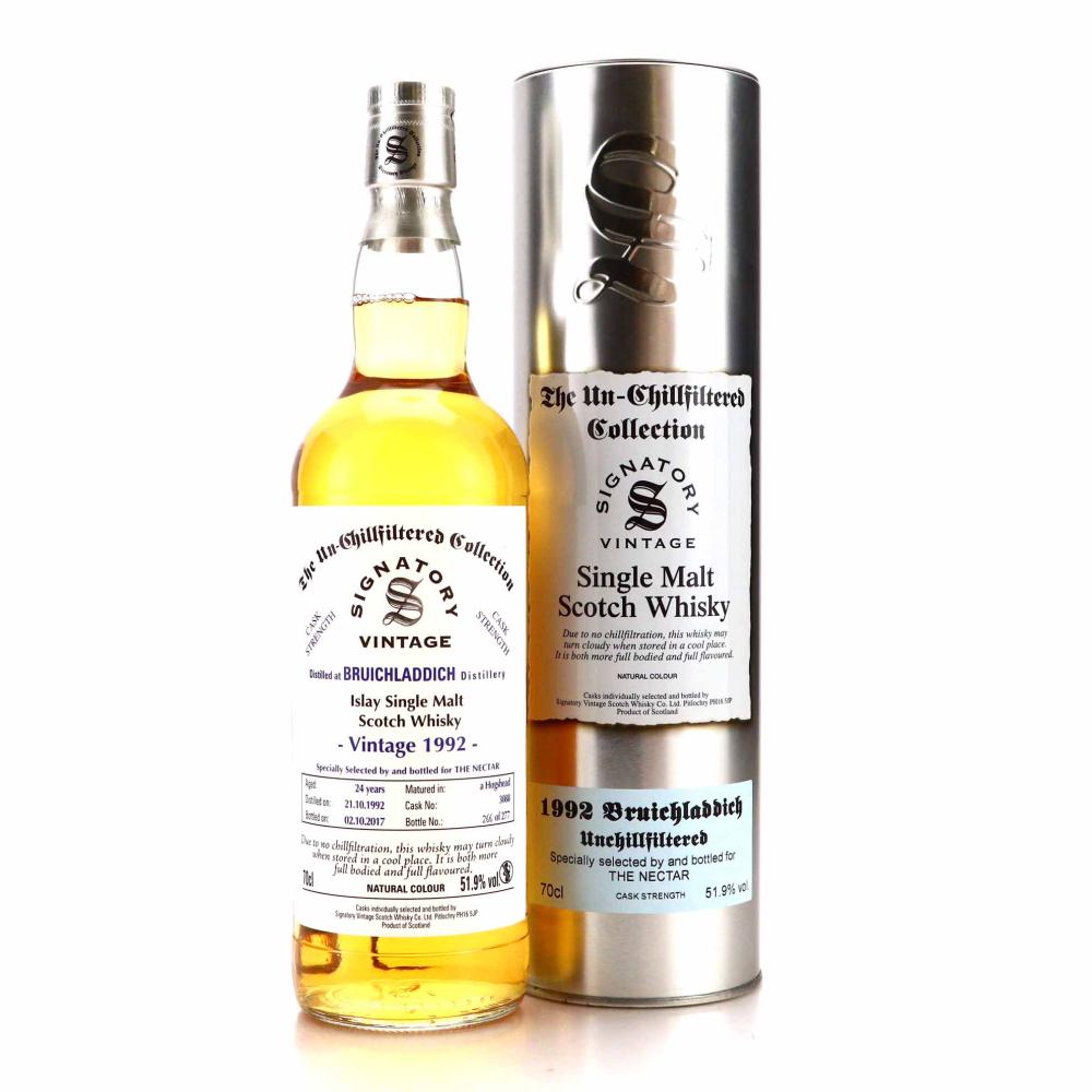 Bruichladdich 1992 Signatory Vintage 24 Year Old / The Nectar
