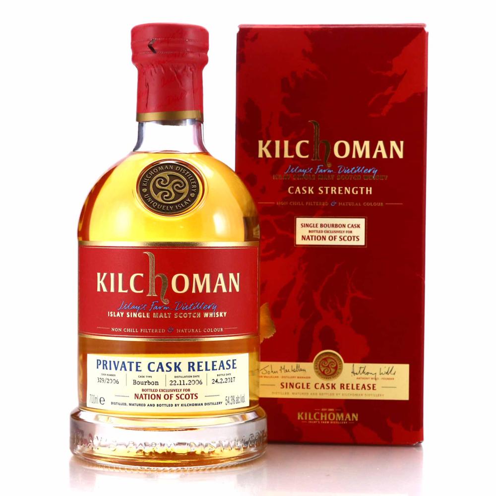 Kilchoman 2006 Single Bourbon Cask #329 / Nation of Scots