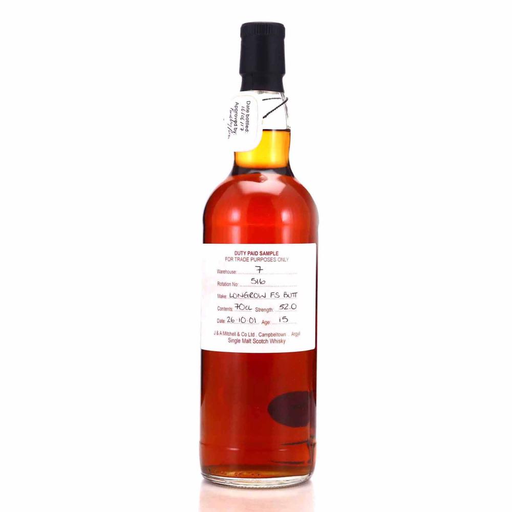 Longrow 2001 Duty Paid Sample 15 Year Old / Fresh Sherry Butt