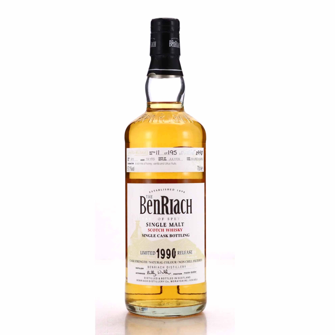 Benriach 1990 Single Cask 19 Year Old #970
