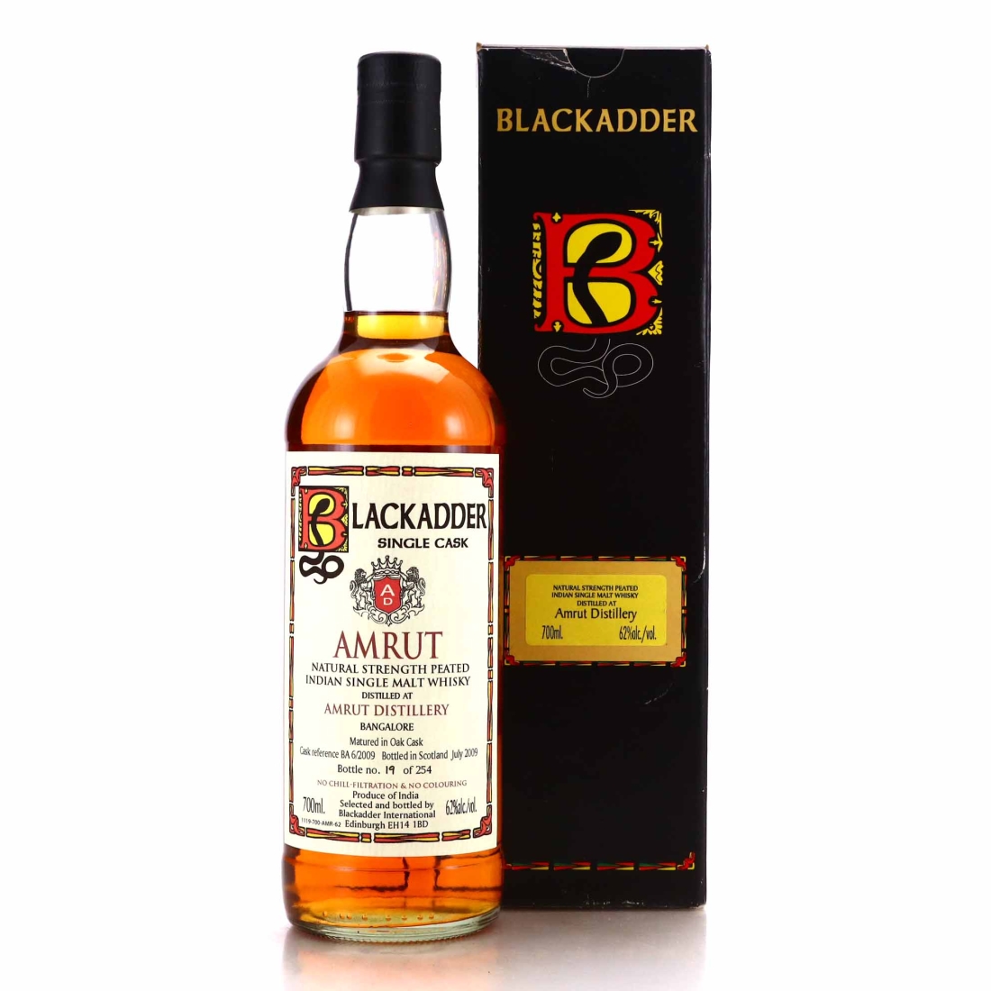 Amrut Blackadder Peated Natural Strength