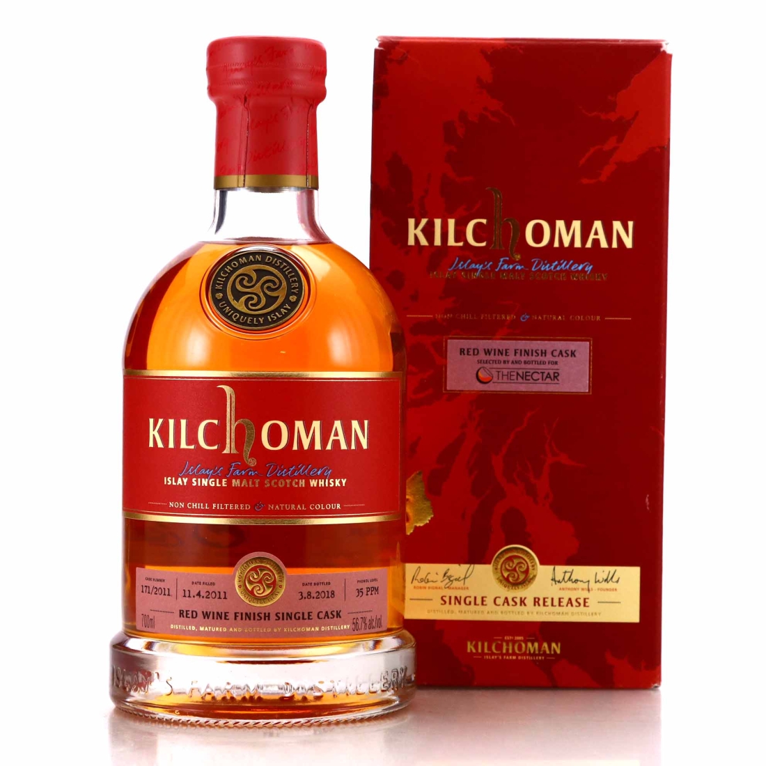 Kilchoman 2011 Single Red Wine Cask Finish #171 / The Nectar