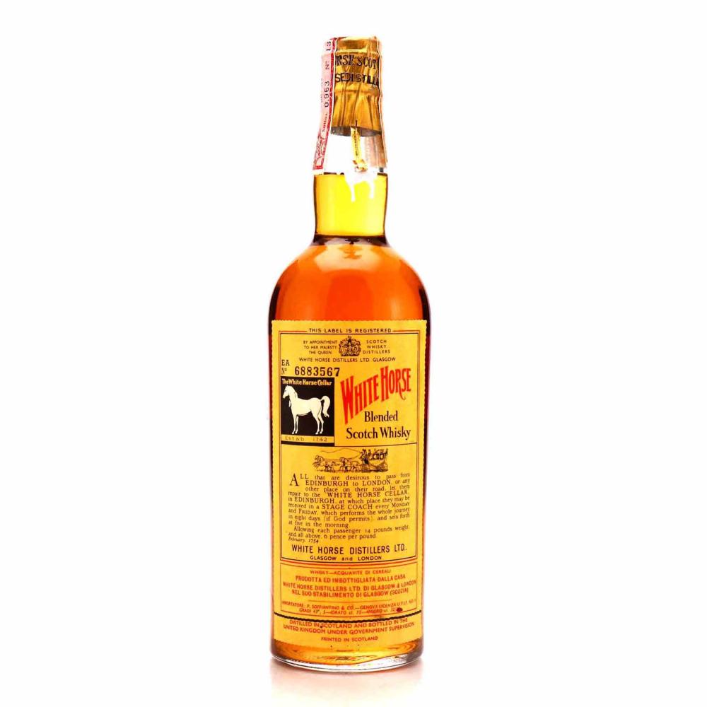 White Horse Scotch Whisky 1960s / Soffiantino Import