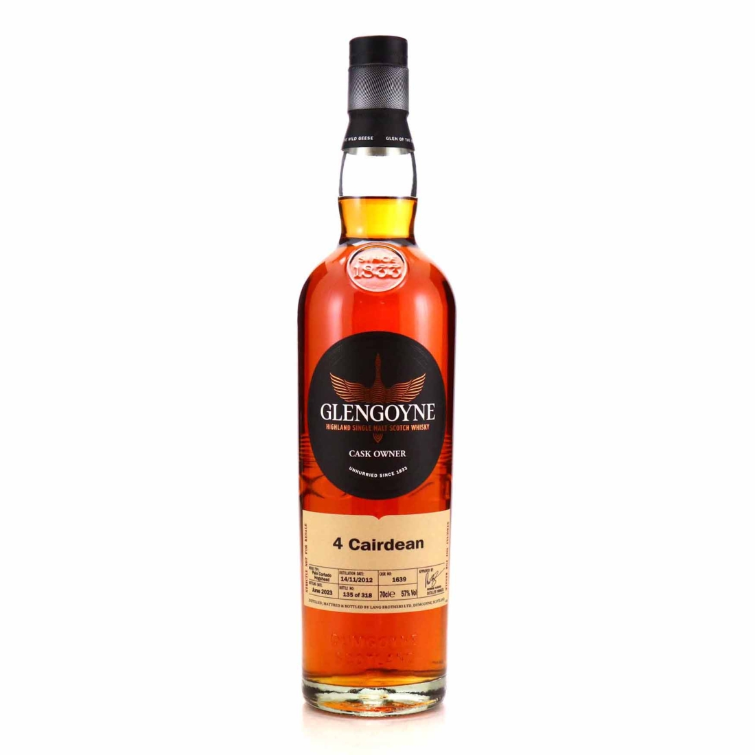Glengoyne 2012 Palo Cortado Cask #1639 / 4 Cairdean