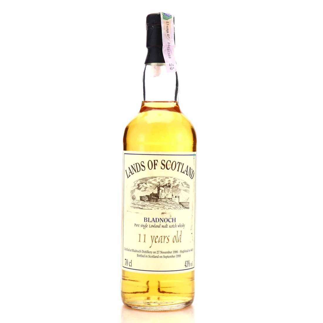 Bladnoch 1986 Lands of Scotland 11 Year Old
