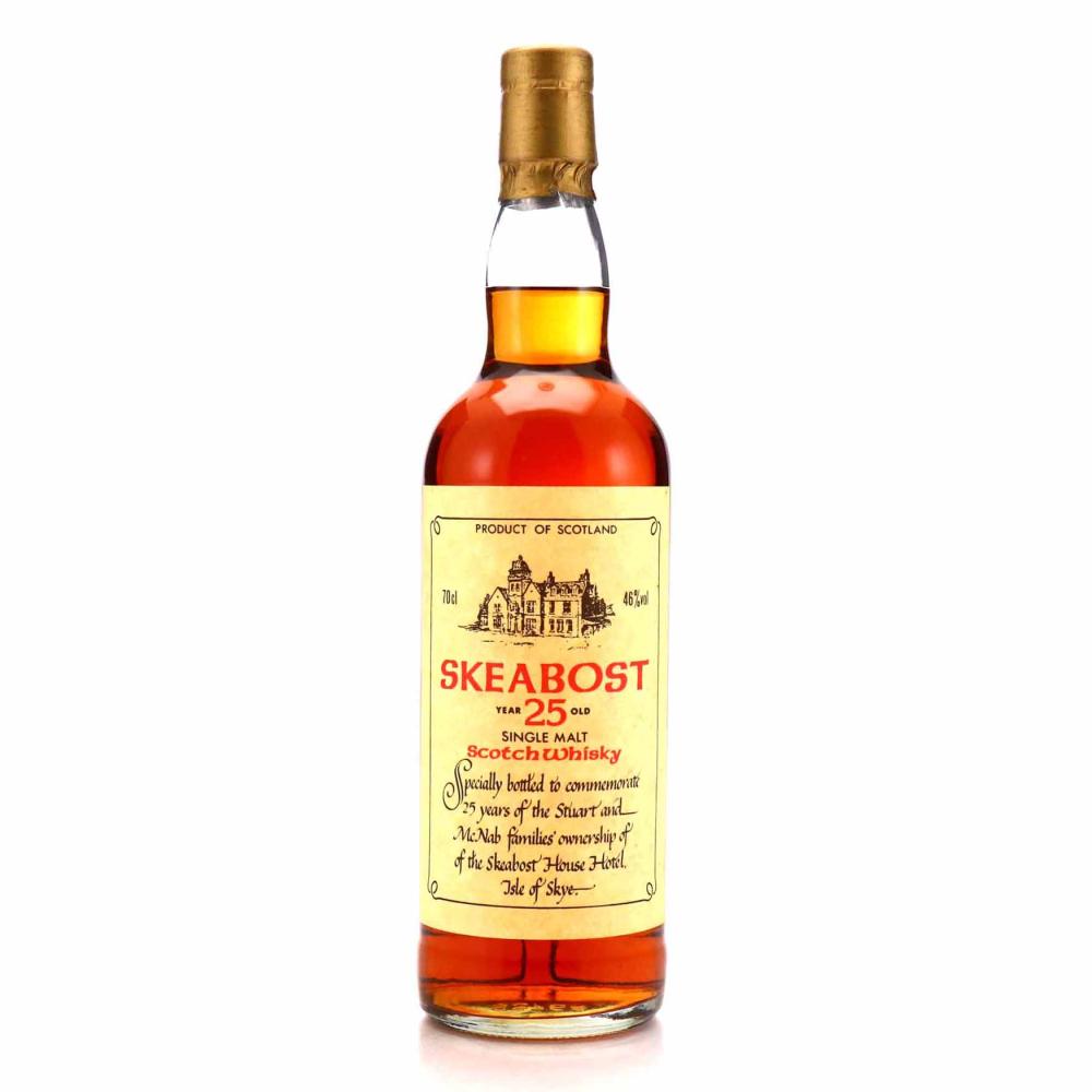Skeabost Single Malt 25 Year Old Scotch