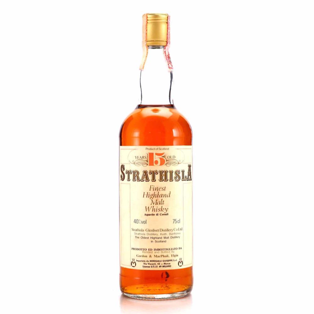 Strathisla 15 Year Old Gordon and MacPhail 1980s / Meregalli Import