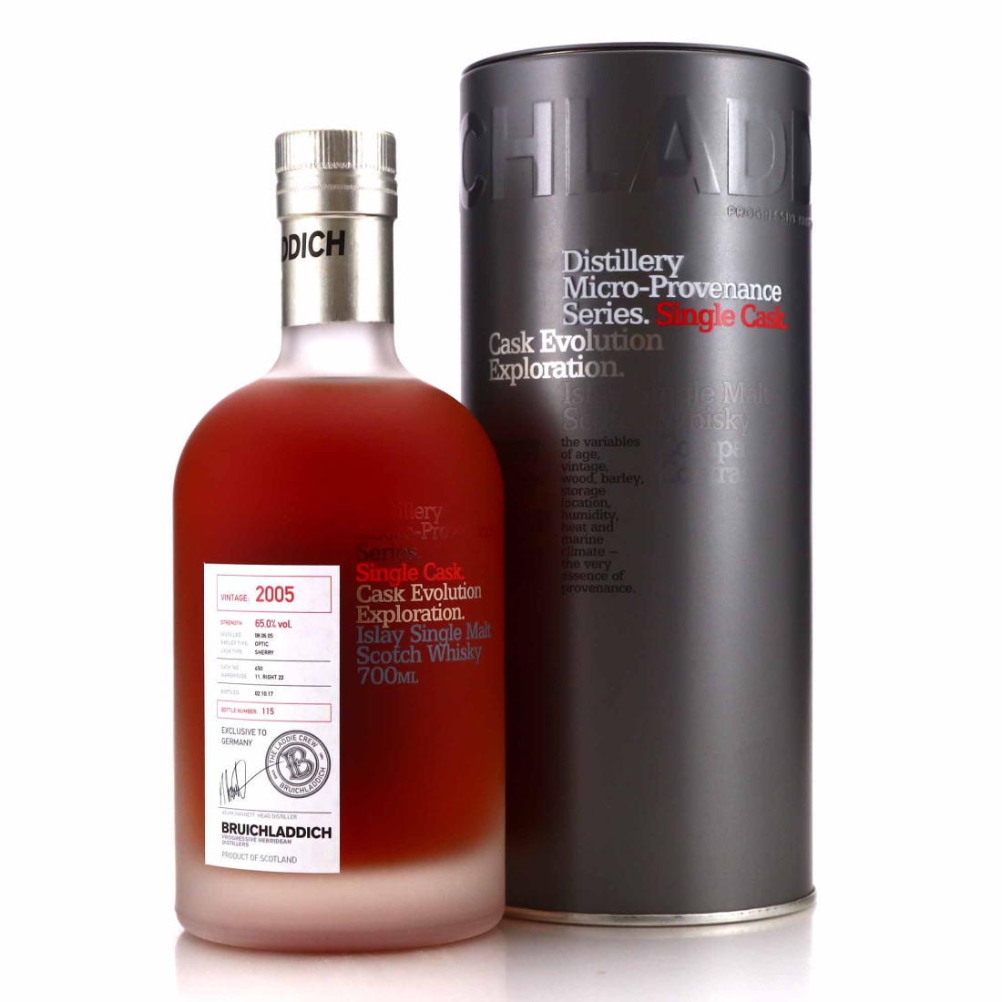 Bruichladdich 2005 Micro Provenance Single Cask #450 / Germany