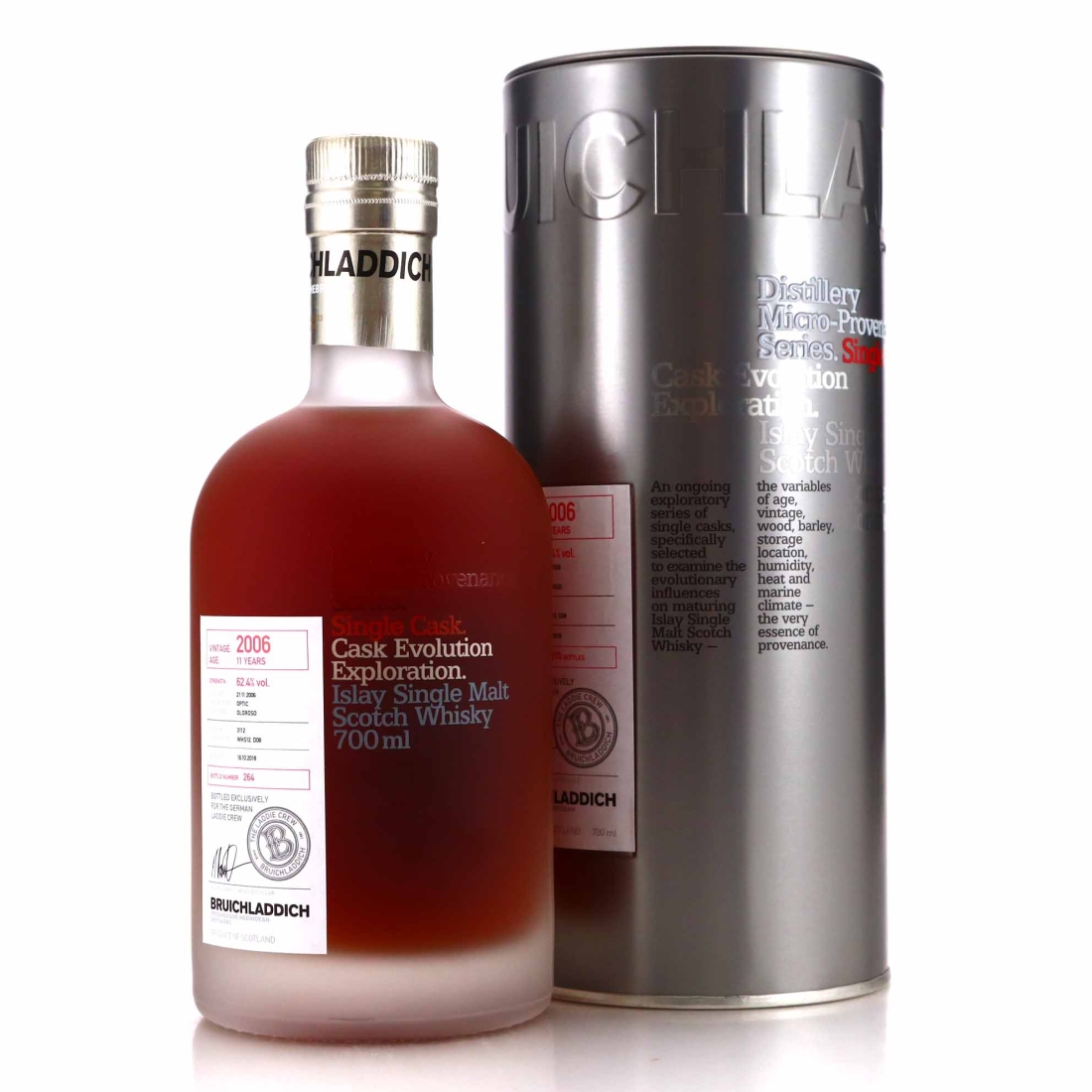 Bruichladdich 2006 Micro Provenance Single Cask 11 Year Old #3112 / Germany