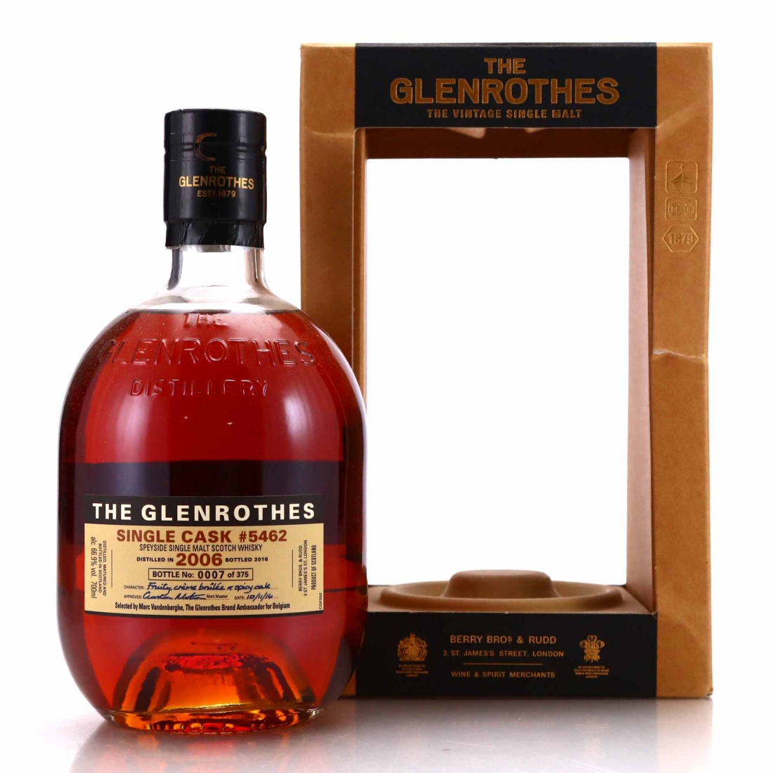 Glenrothes 2006 Single Cask #5462 / Belgium