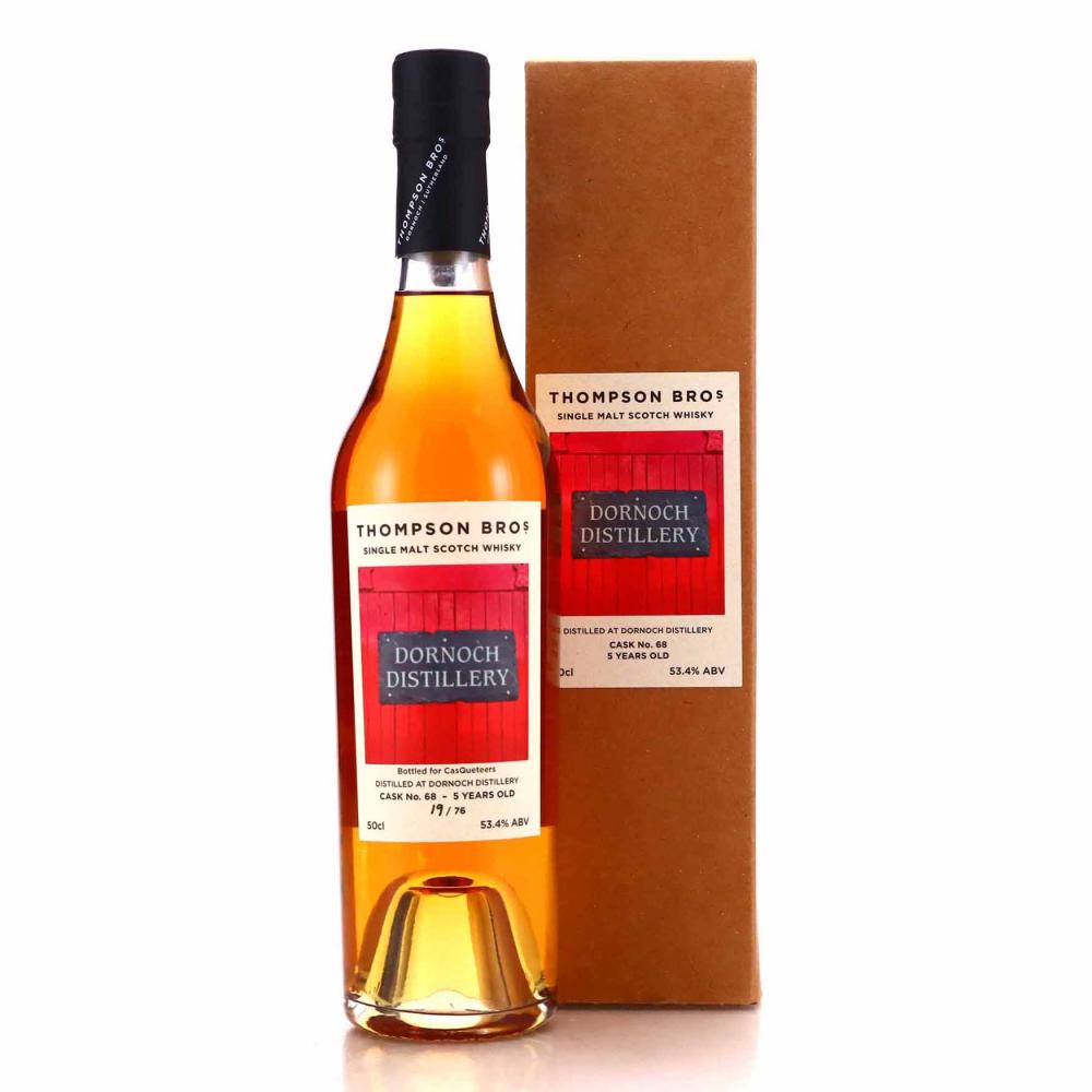 Dornoch 2018 Single Bourbon Cask 5 Year Old #68 50cl / CasQueteers
