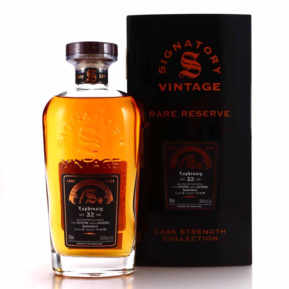 Laphroaig 1990 Signatory Vintage 32 Year Old / 35th Anniversary