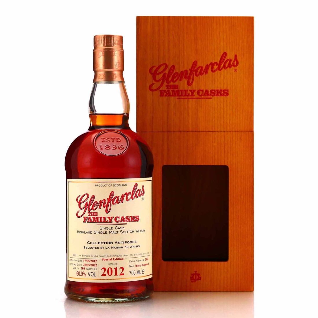 Glenfarclas 2012 Single Cask #2504 / LMDW