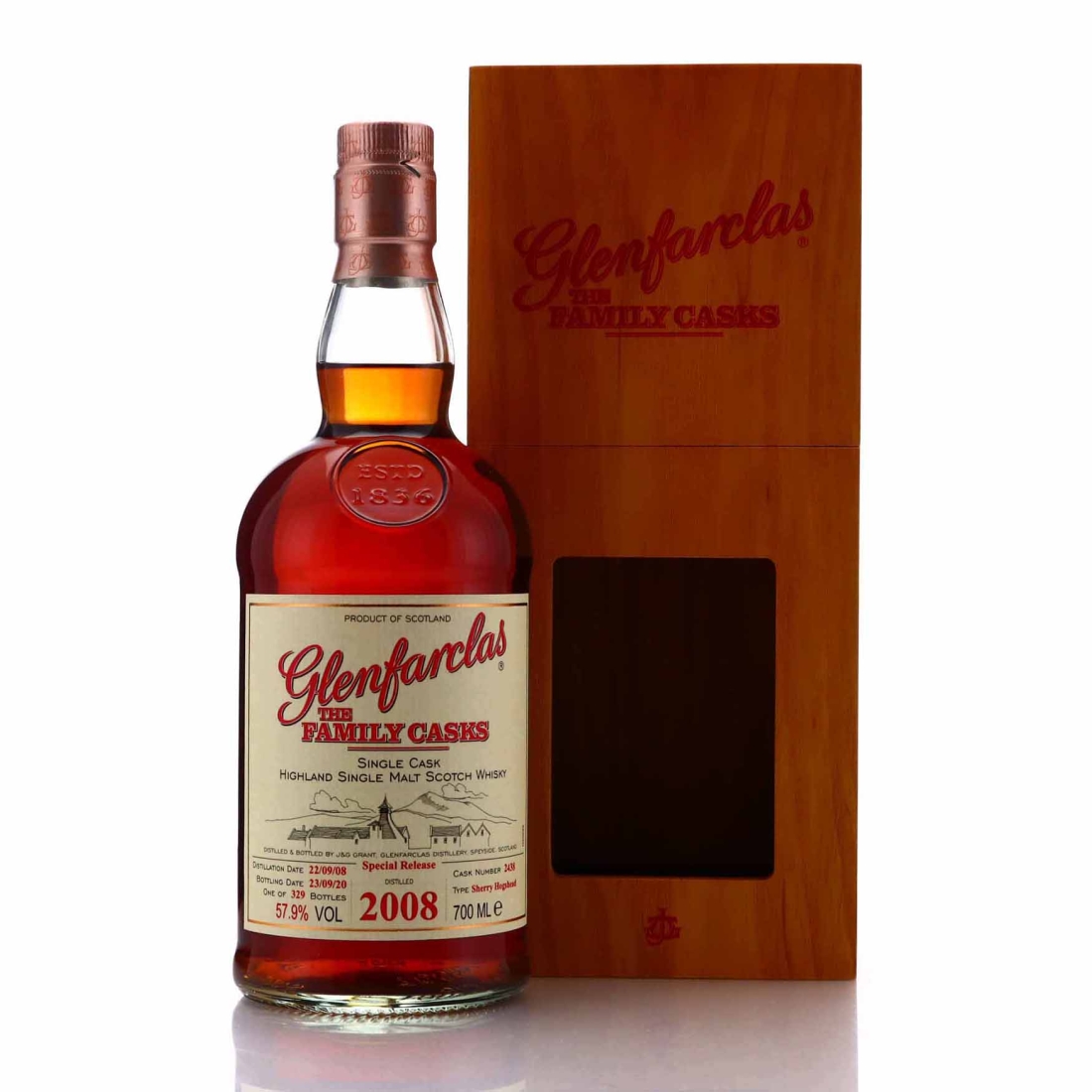 Glenfarclas 2008 Family Cask #2438 / Special Release - Hanseatische