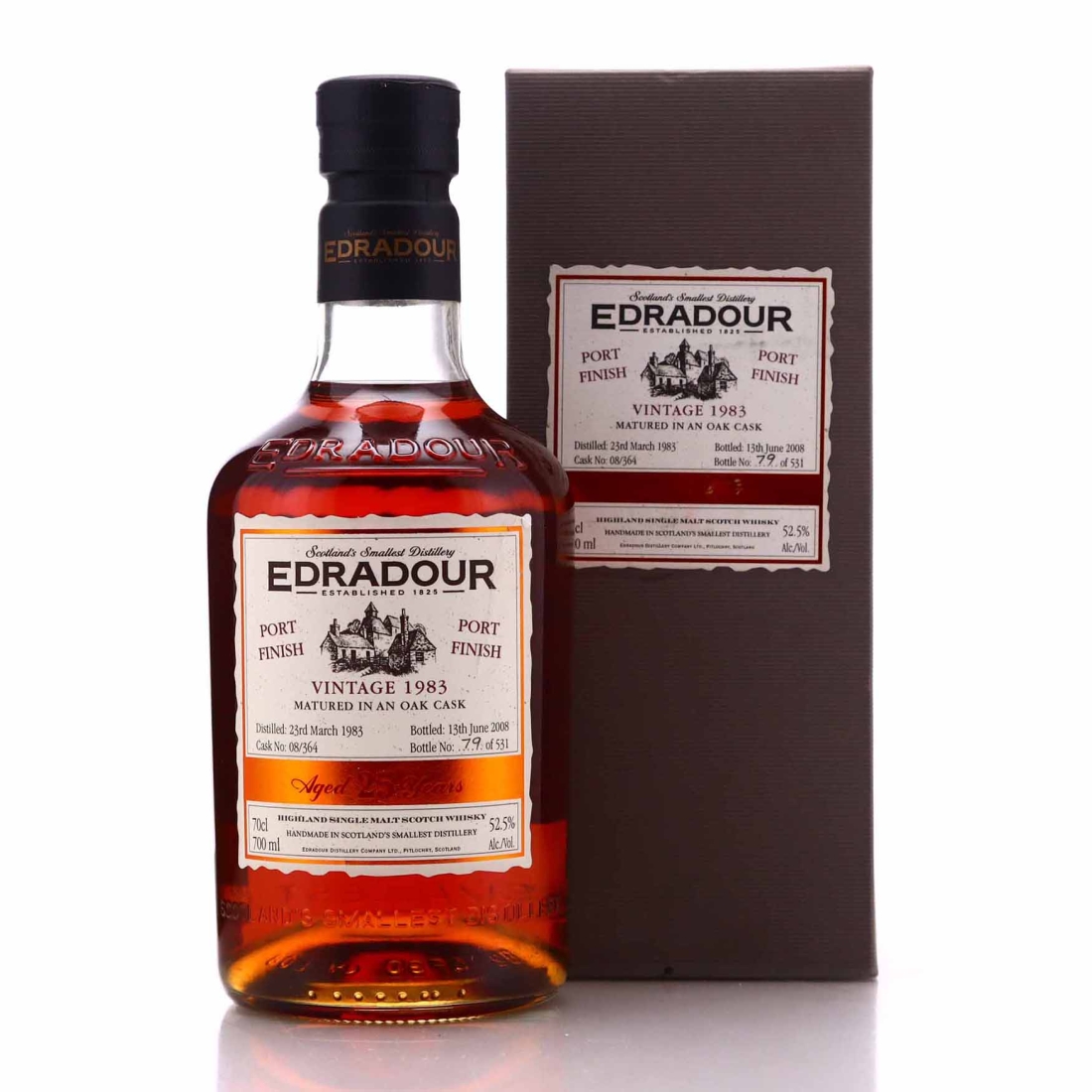 Edradour 1983 Single Port Cask Finish 25 Year Old #08/364
