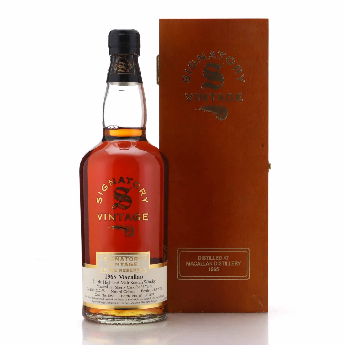 Image for Macallan 1965 Signatory Vintage 35 Year Old