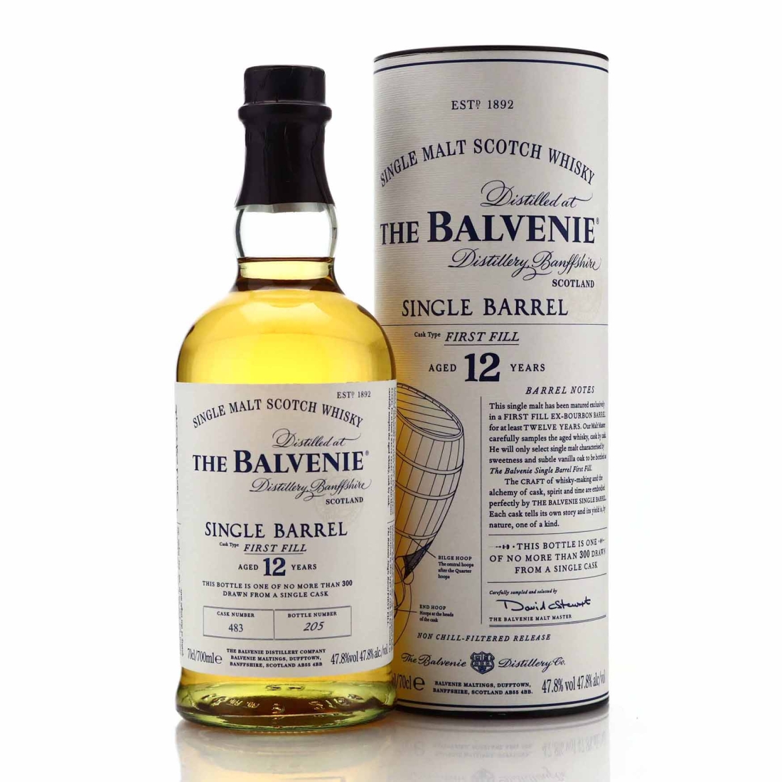 Balvenie 12 Year Old First Fill Single Barrel #483