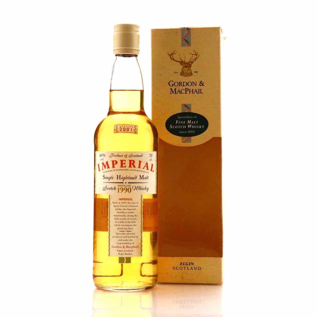 Imperial 1990 Gordon and MacPhail bottled 2001