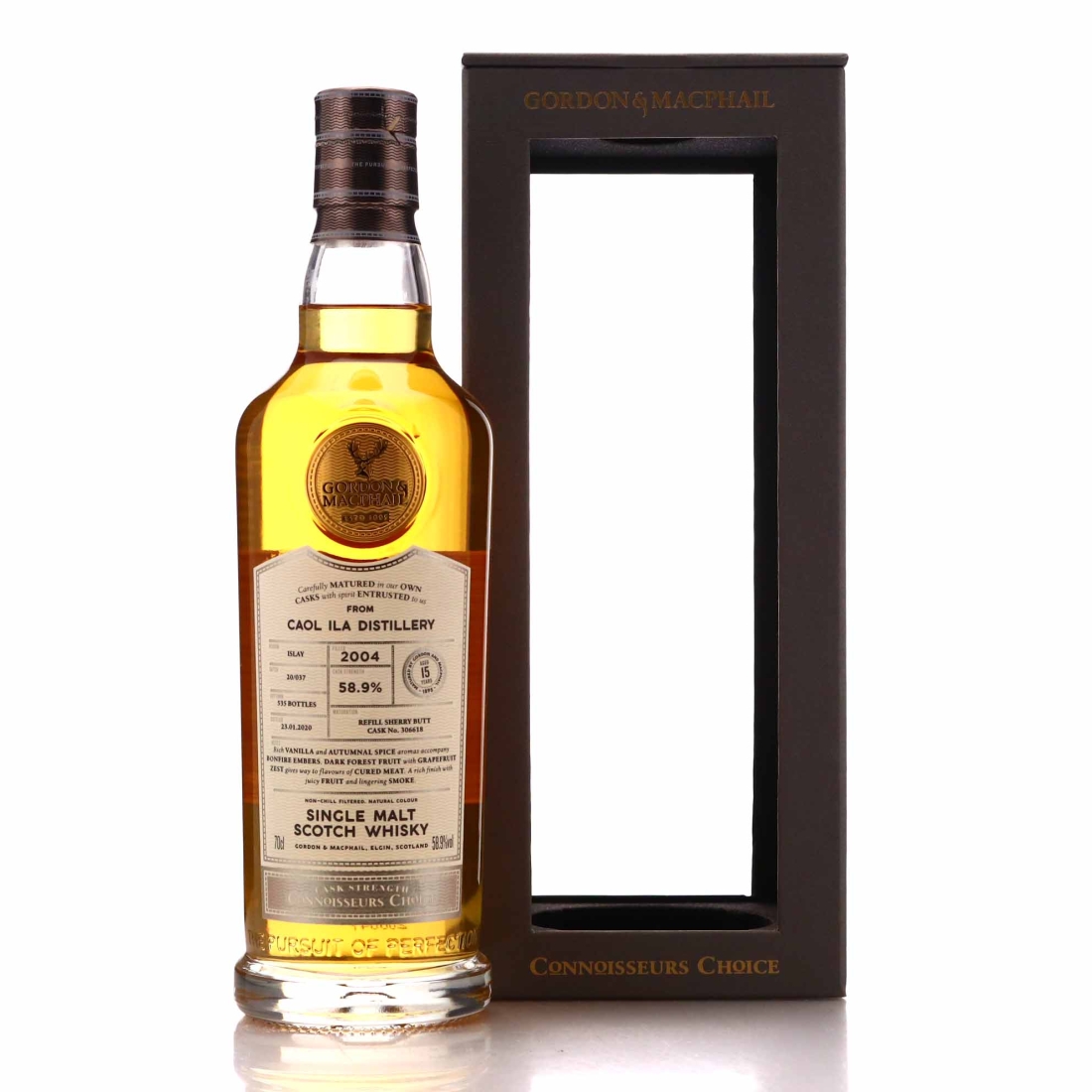 Caol Ila 2004 Gordon and MacPhail 15 Year Old Batch #20/037