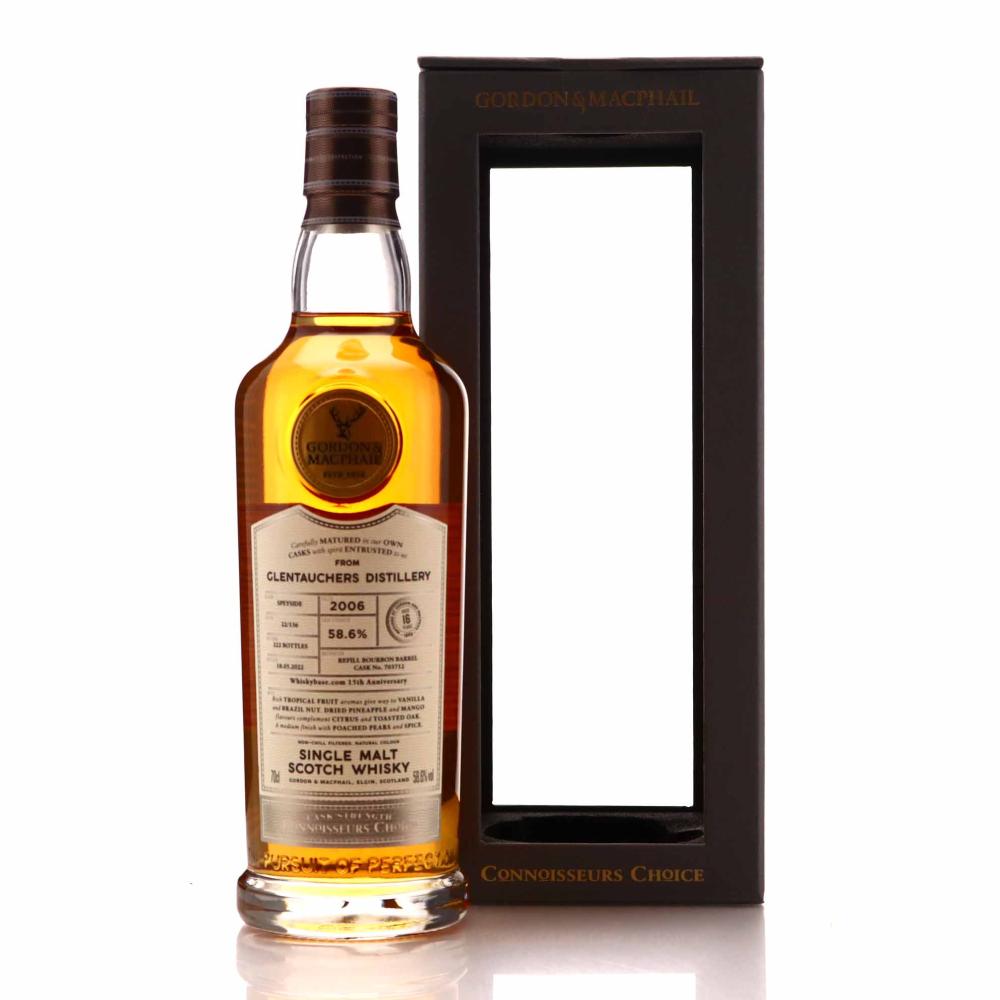 Glentauchers 2006 Gordon and MacPhail 16 Year Old Batch #22/136 / Whiskybase.com 15th Anniversary