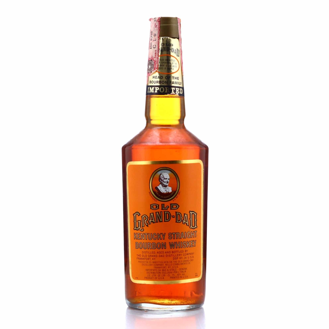 Old Grand-Dad Kentucky Straight Bourbon 1979 / Wax & Vitale Import