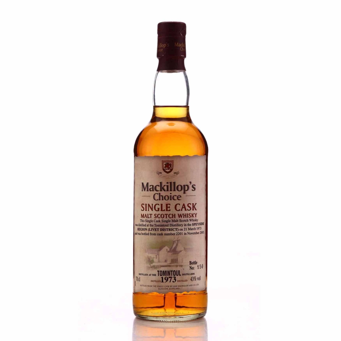 Tomintoul 1973 Mackillop's Choice