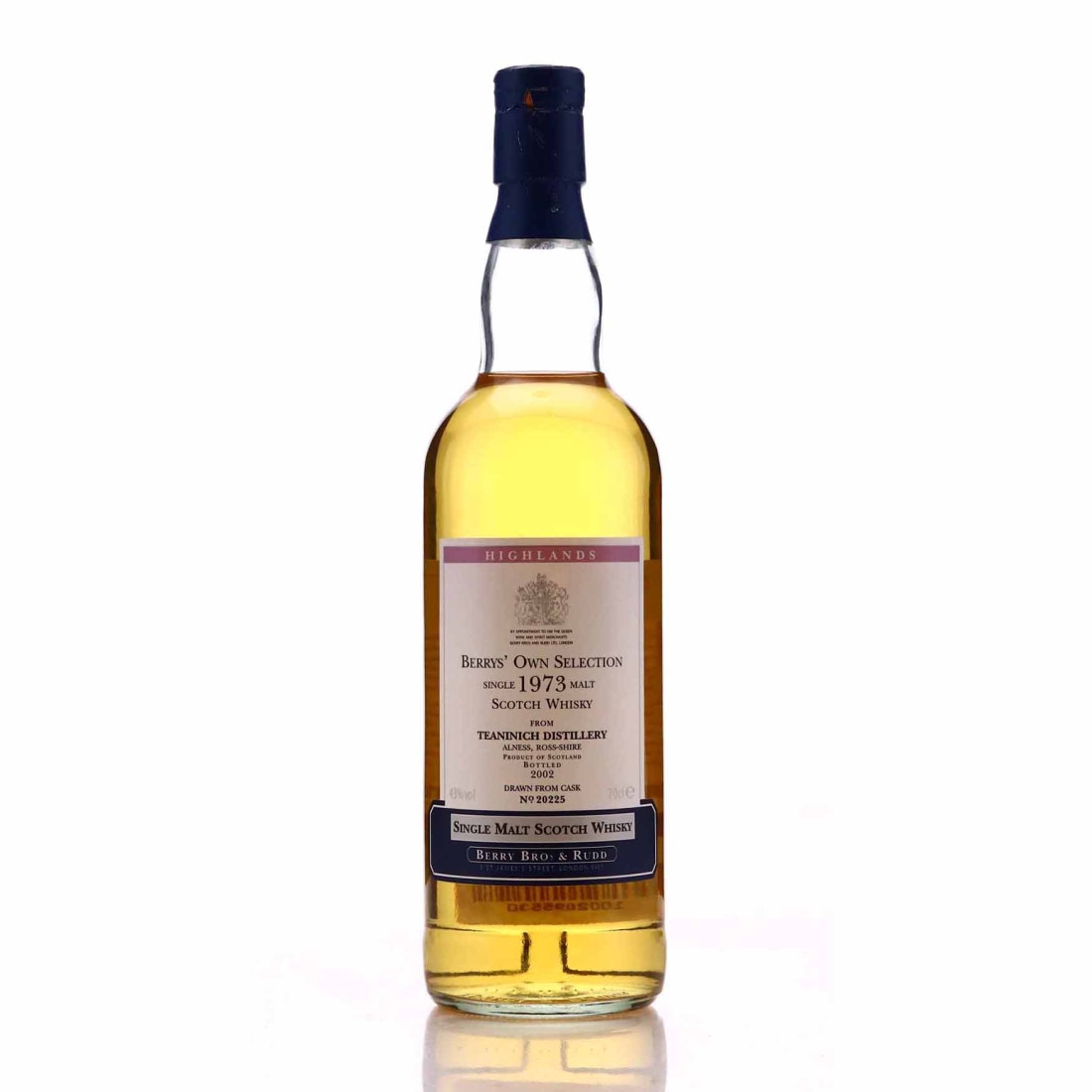 Teaninich 1973 Berry Brothers and Rudd 29 Year Old