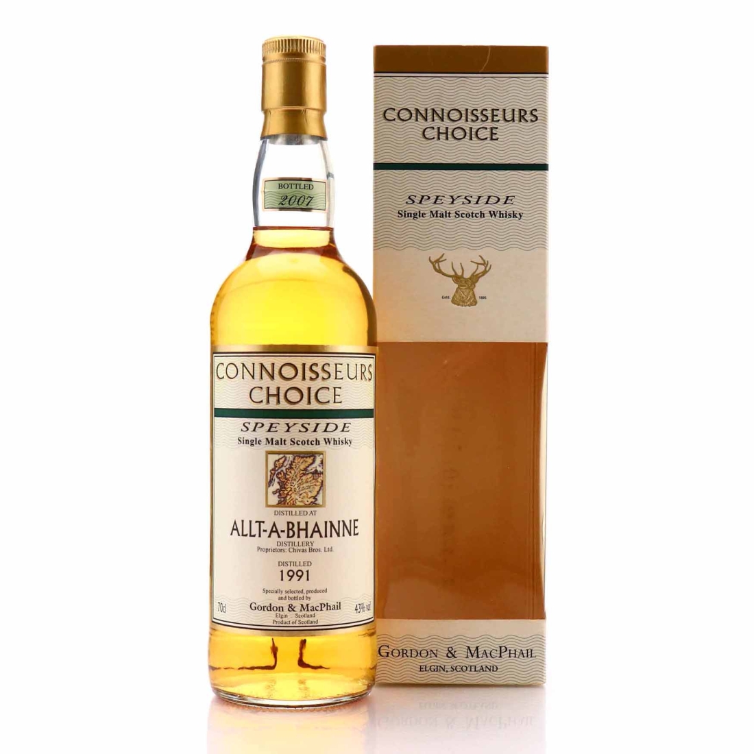 Allt-A-Bhainne 1991 Gordon and MacPhail bottled 2007