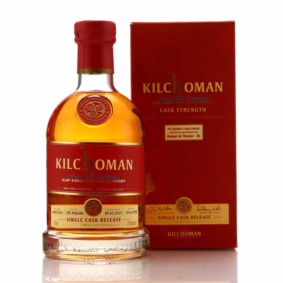 Kilchoman 2010 Single PX Cask Finish #678 / Bresser & Timmer