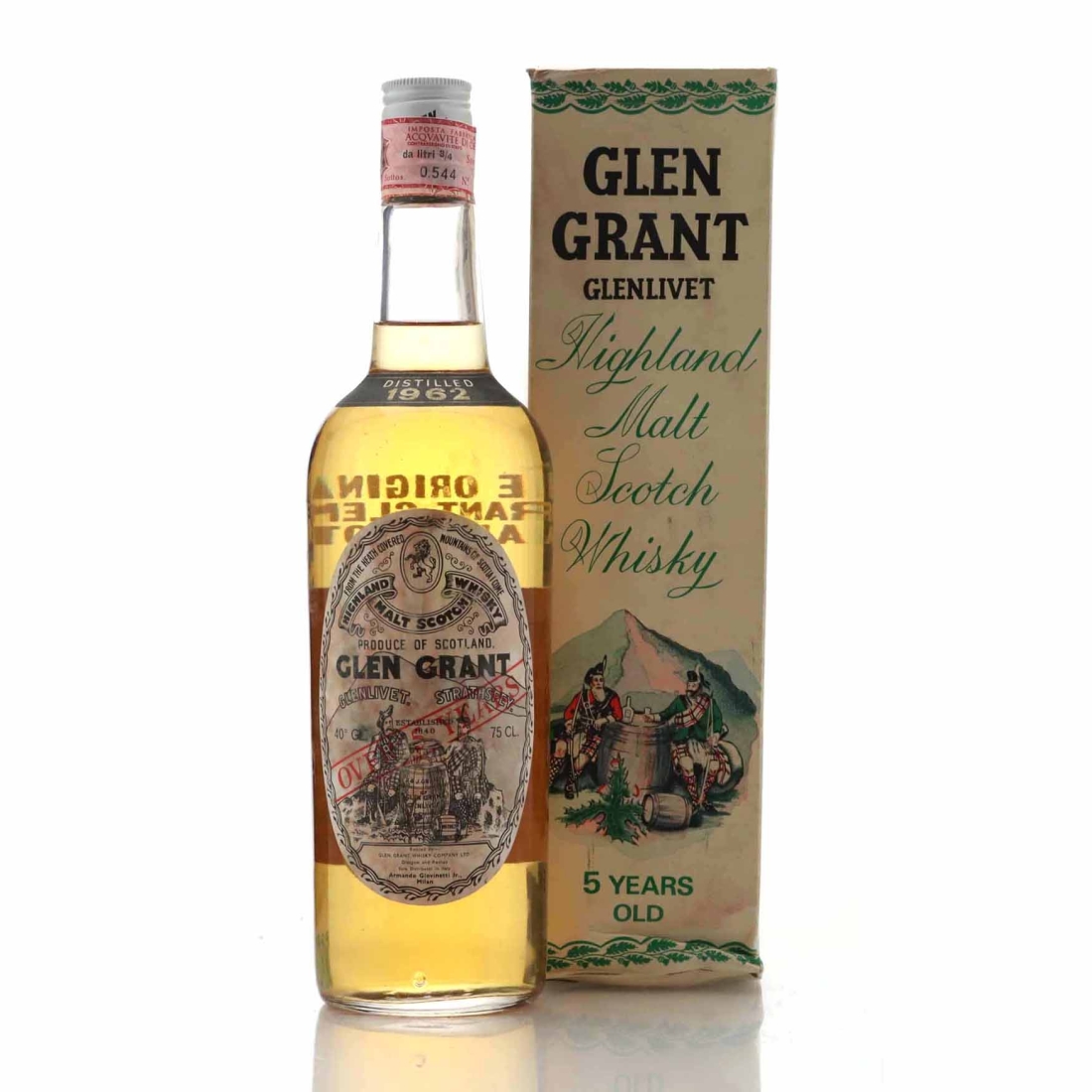 Glen Grant 1962 5 Year Old / Giovinetti Import