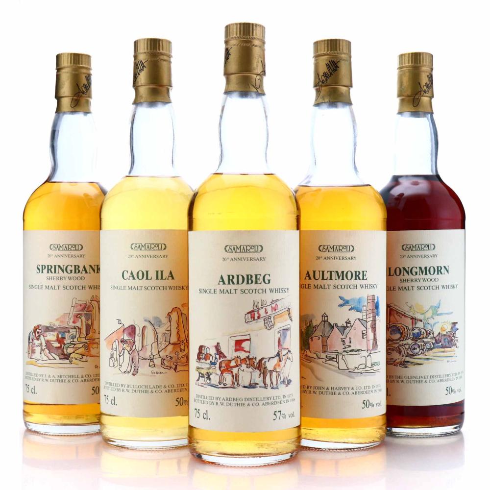 Image for Samaroli 20th Anniversary Series 5 x 75cl