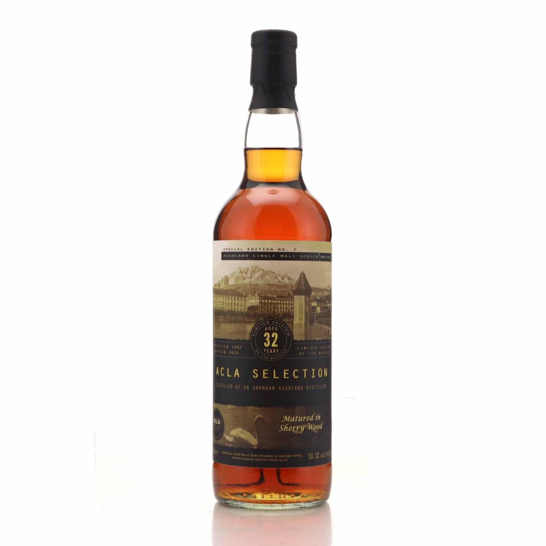 Highland Single Malt 1987 ACLA Selection 32 Year Old