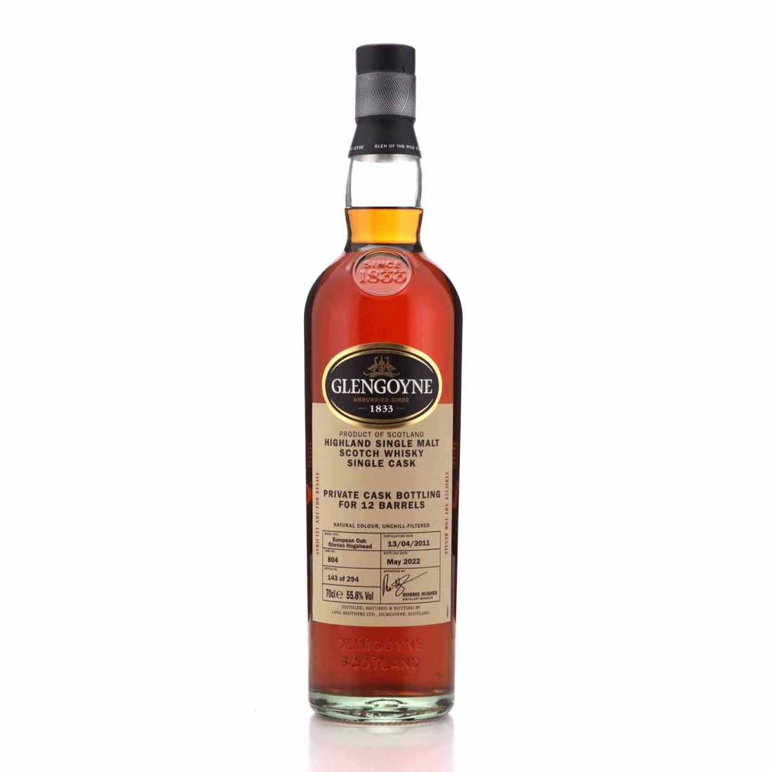 Glengoyne 2011 Single Sherry Cask #804 / 12 Barrels