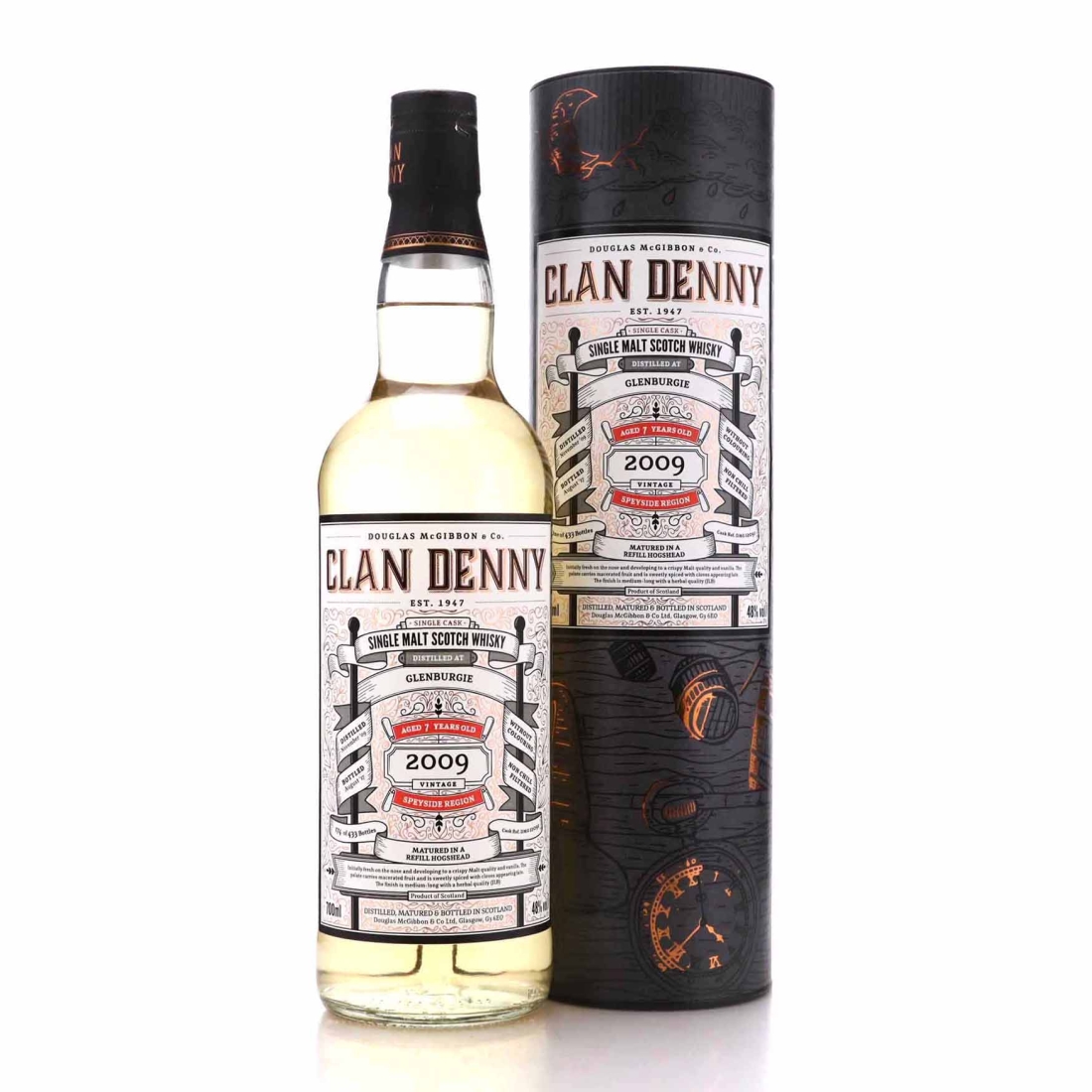 Glenburgie 2009 Clan Denny 7 Year Old