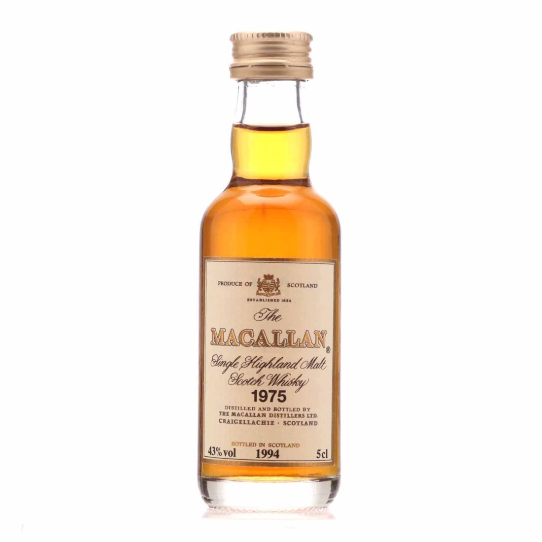Macallan 1975 19 Year Old Miniature