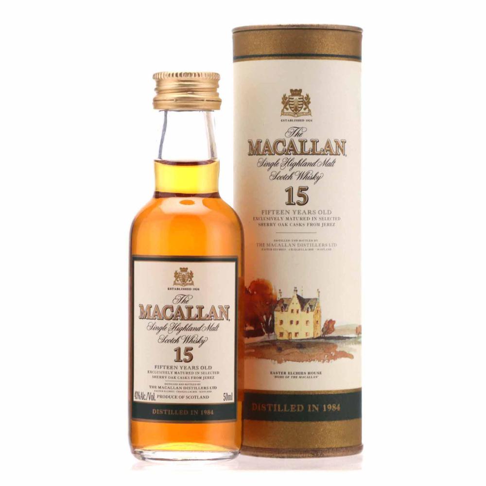 Macallan 1984 15 Year Old Miniature / US Import