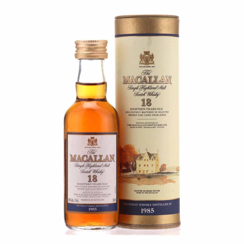 Macallan 1985 18 Year Old Miniature / US Import