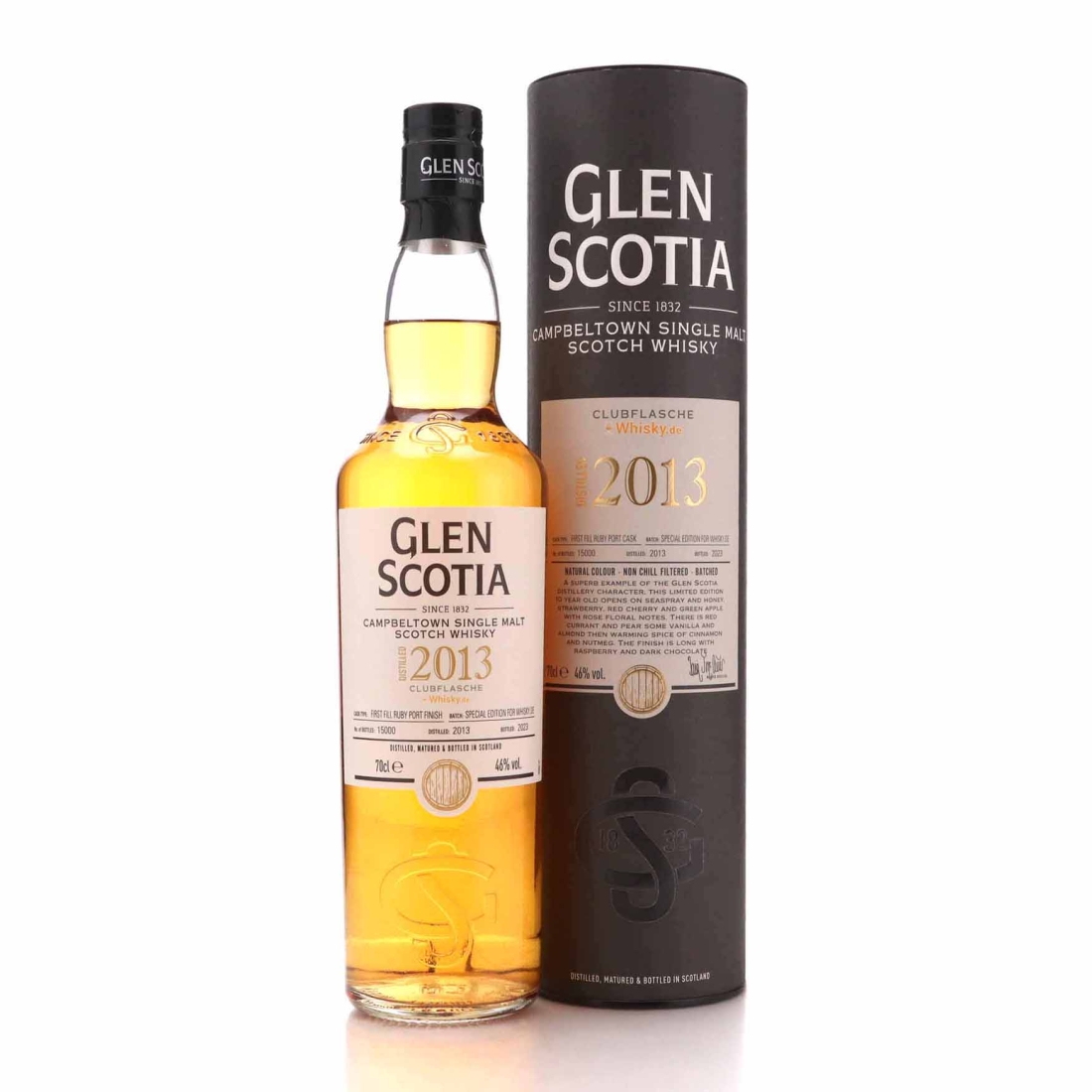 Glen Scotia 2013 Single Cask / Whisky.de Clubflasche