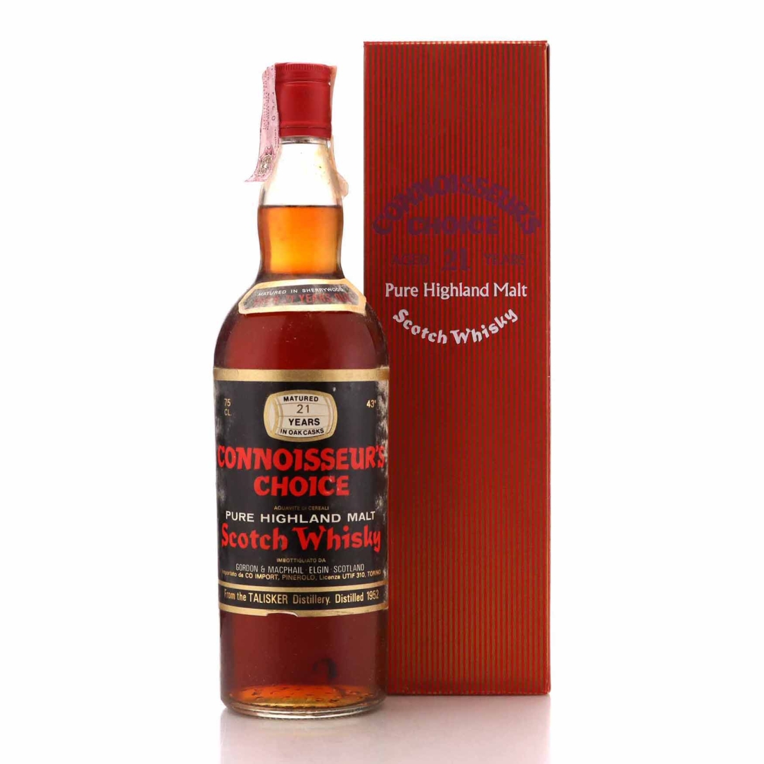 Talisker 1952 Gordon and MacPhail 21 Year Old / Co. Pinerolo​ Import