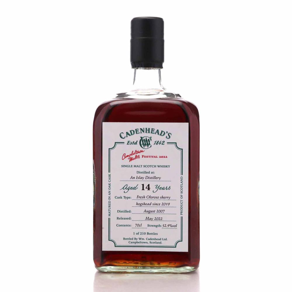 Islay Single Malt 2007 Cadenhead's 14 Year Old / Campbeltown Malts Festival 2022 