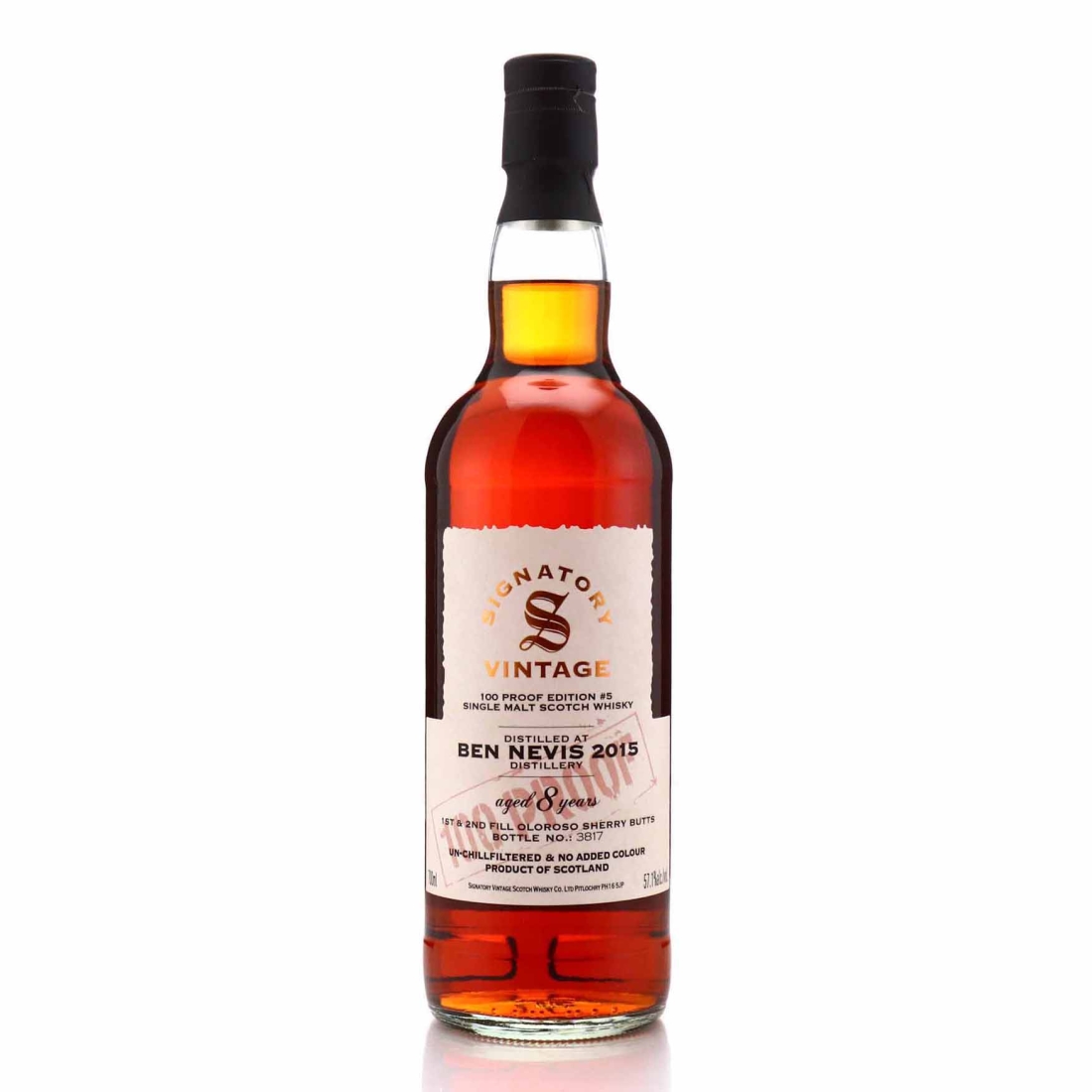 Ben Nevis 2015 Signatory Vintage 8 Year Old