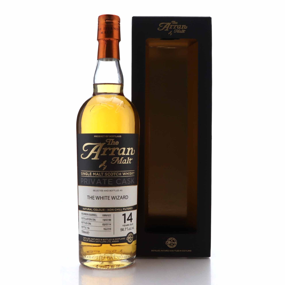 Arran 1999 Private Cask 14 Year Old / The White Wizard