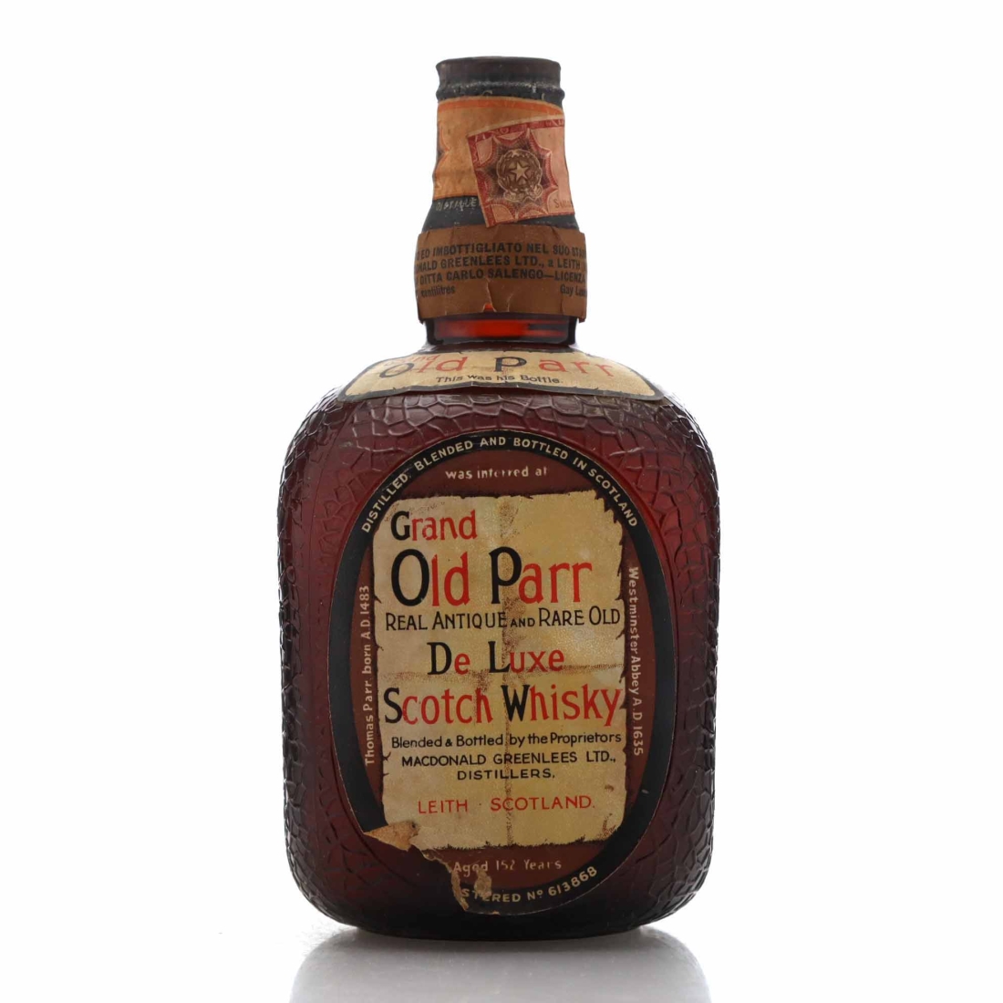 Grand Old Parr Scotch Whisky 1950s