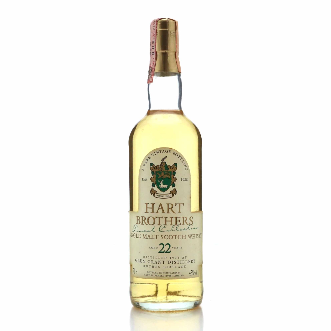 Glen Grant 1974 Hart Brothers 22 Year Old