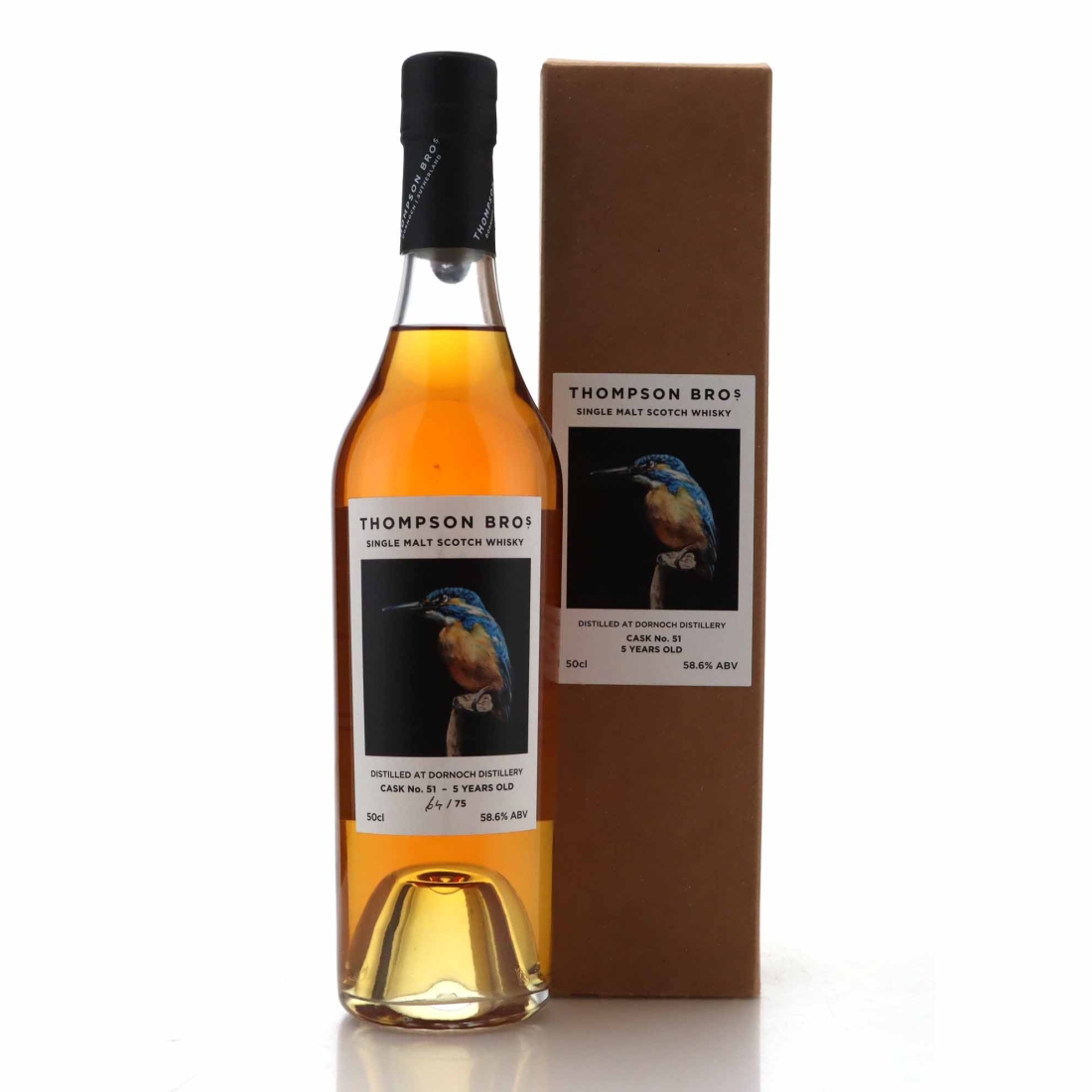 Dornoch 2018 Single Bourbon Cask 5 Year Old #51 50cl
