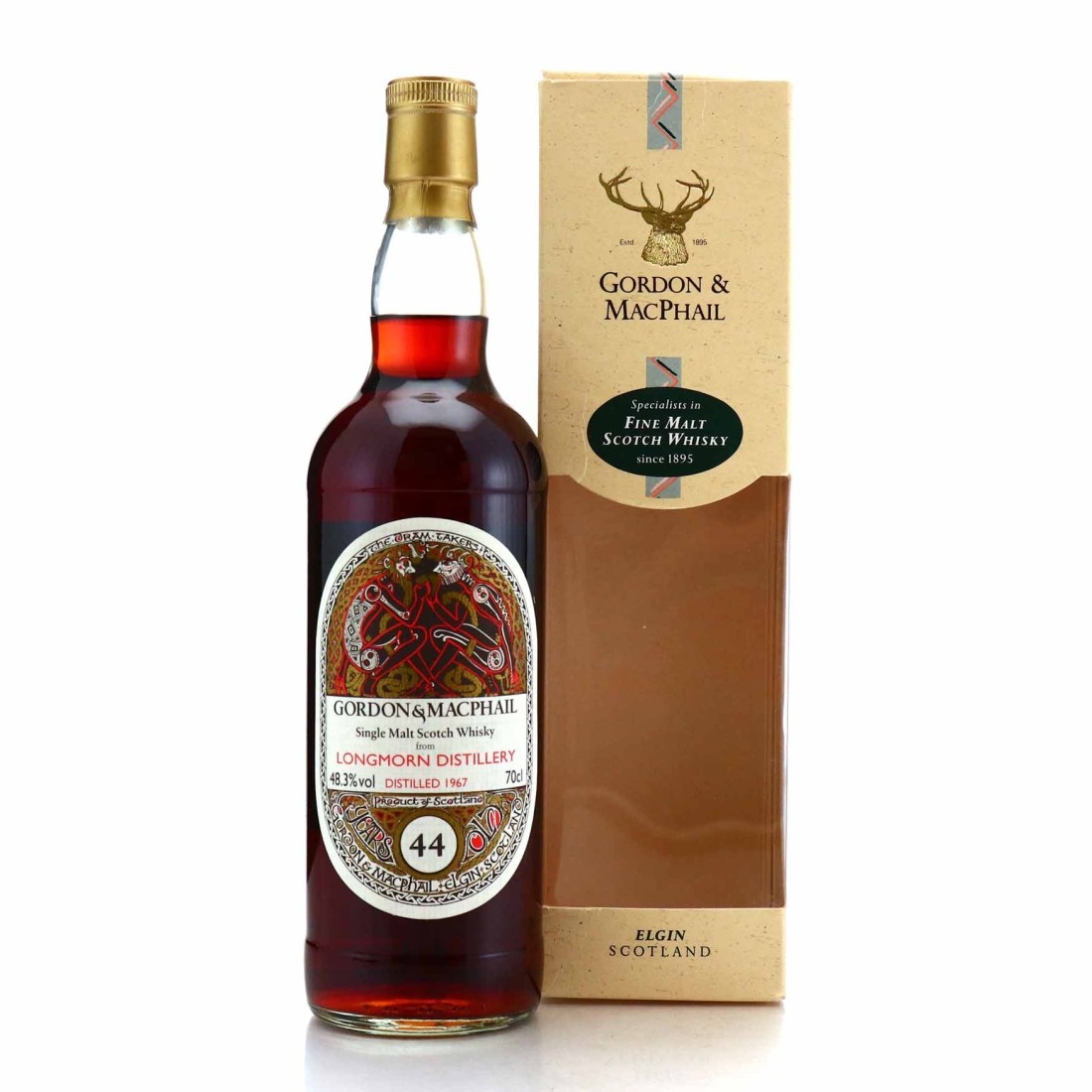 Longmorn 1967 Gordon and MacPhail 44 Year Old 'Book of Kells' / LMDW